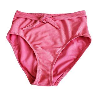HIGH RISE PINK BIKINI BOTTOMS SIZE L